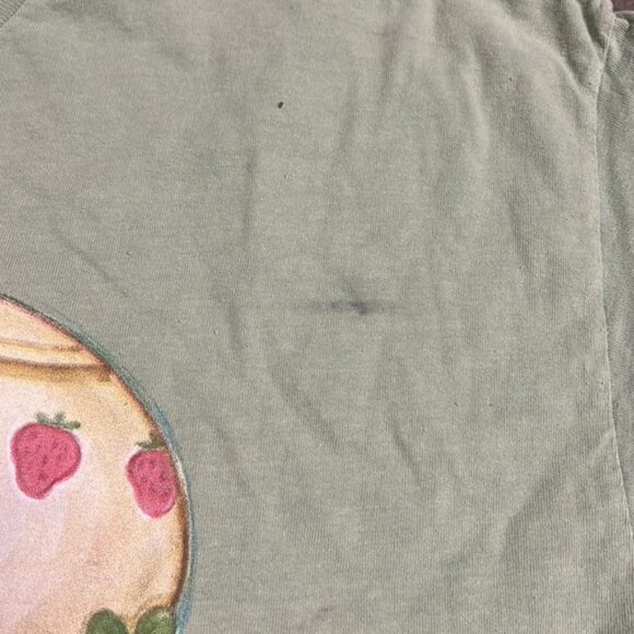 Strawberry Shortcake Rainbow Group Graphic One Size Oversized Women Green Tee - Picture 2 of 3